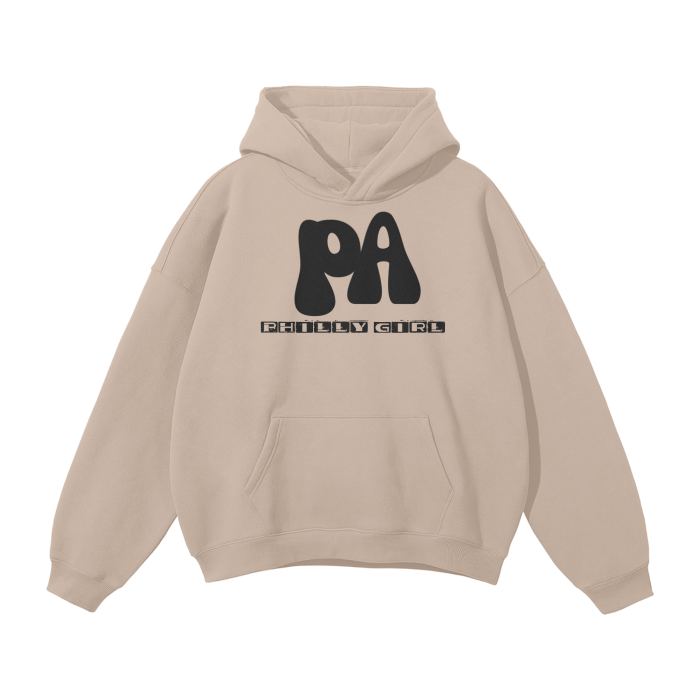 Streetwear Unisex Oversized Solid Color Fleece Hoodie