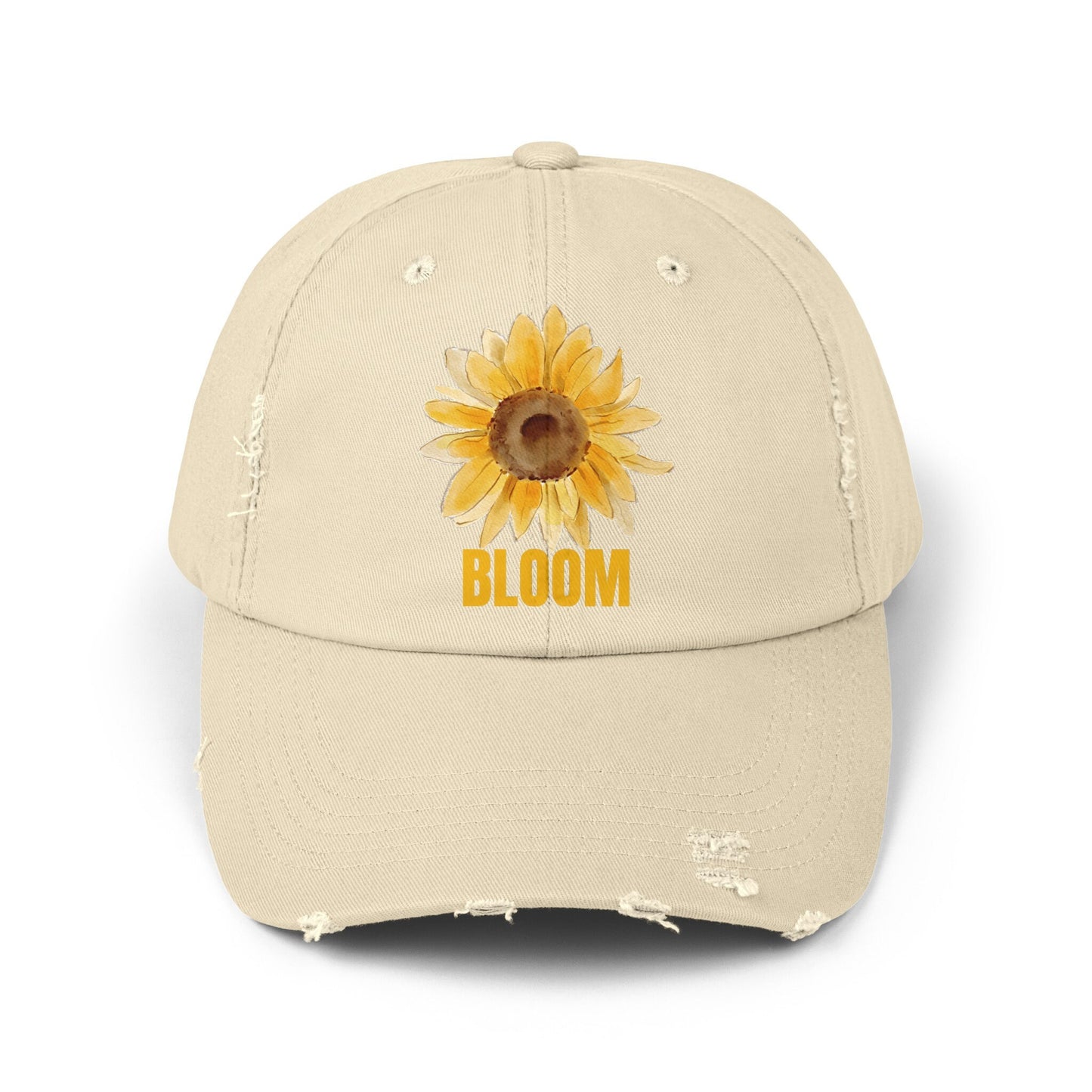 Unisex Distressed Cap Bloom