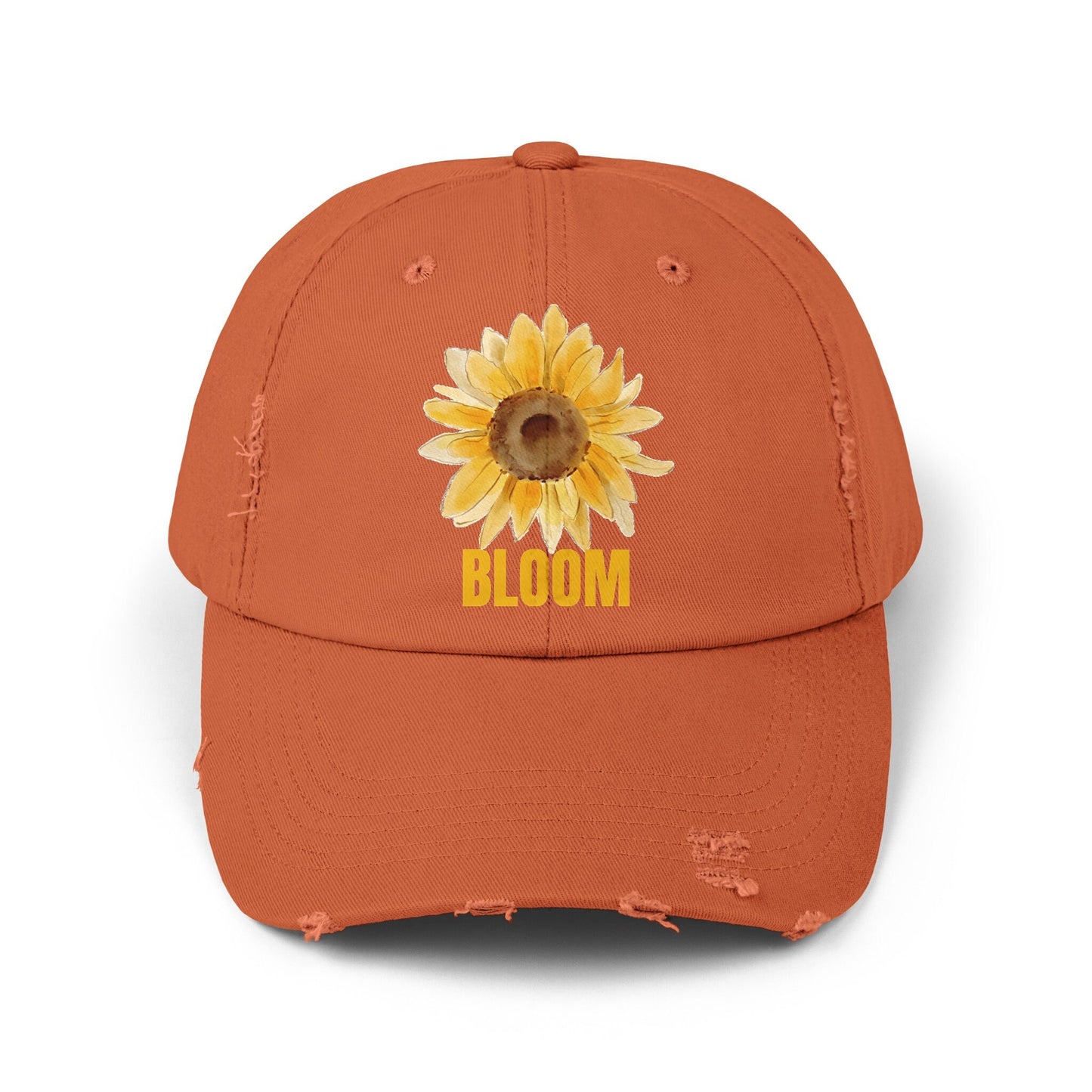 Unisex Distressed Cap Bloom