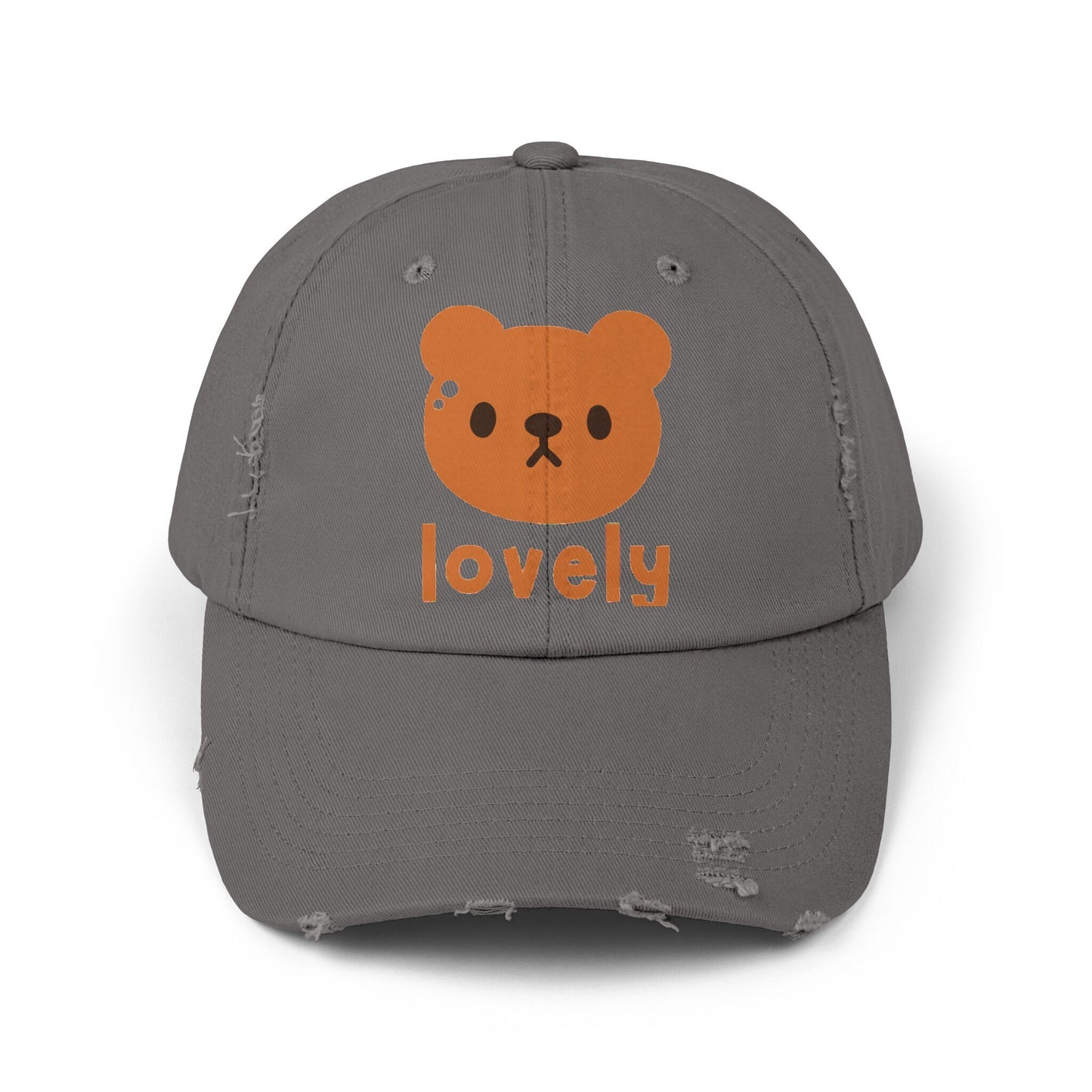 Unisex Distressed Cap lovely bear