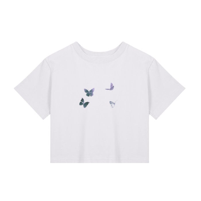 Butterfly Baby Tee Seamless T-Shirt