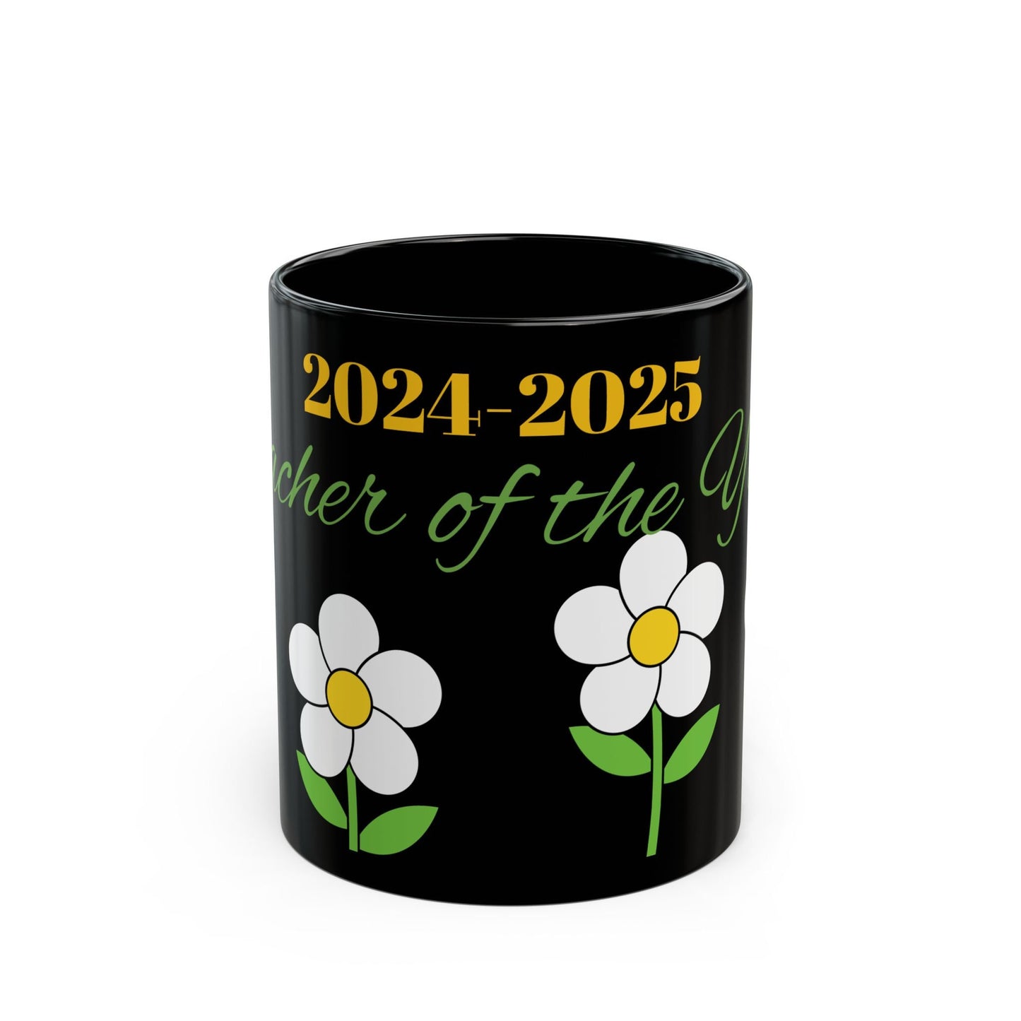 Teacher of the year Black Mug (11oz, 15oz)